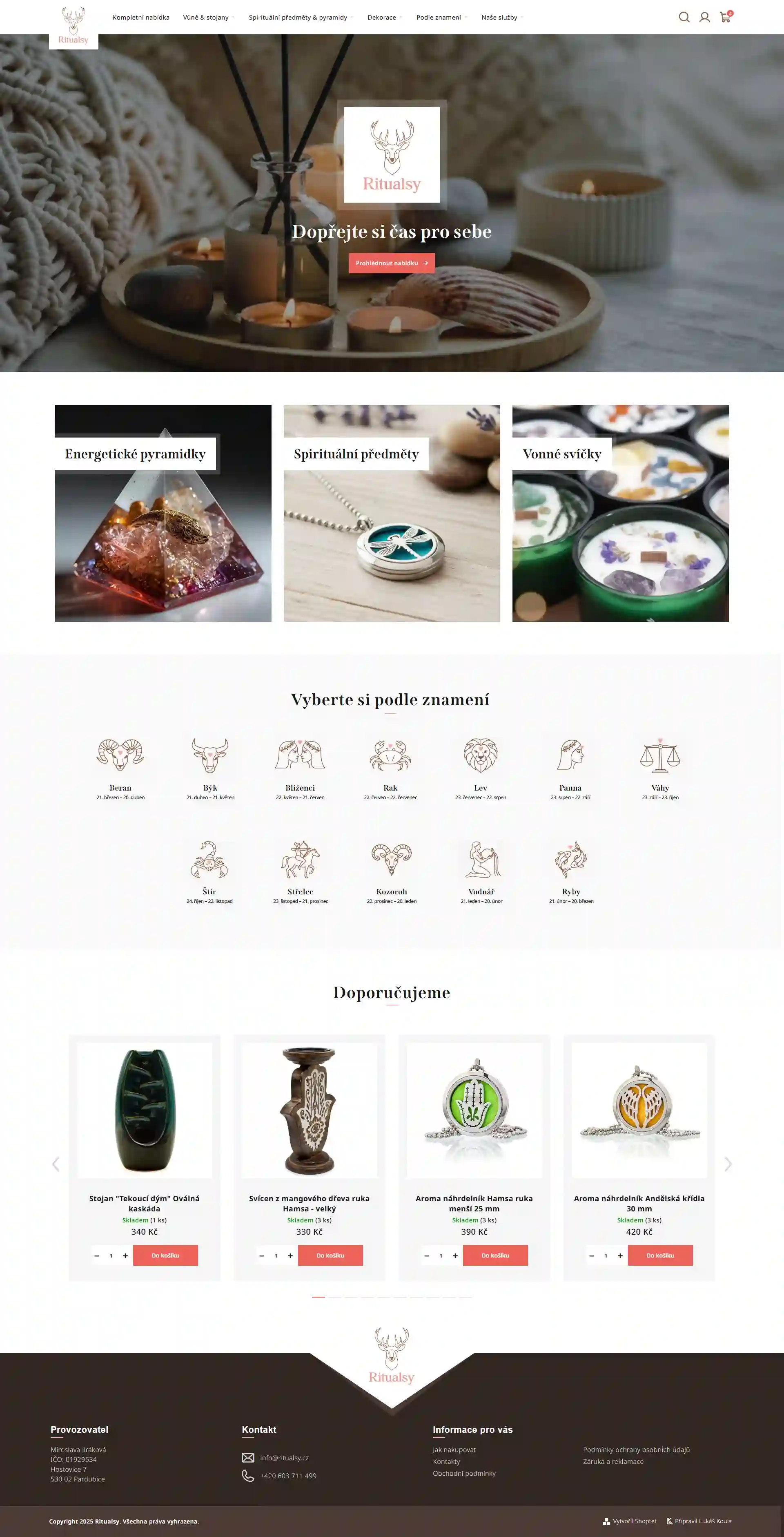 Eshop Ritualsy